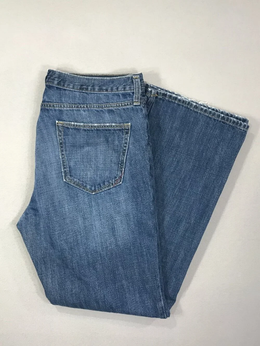 Banana Republic Jeans Men's 36x32 Blue Denim Pants Straight Leg Pockets Cotton